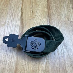 Boy Scouts of America Olive Green Web Belt Size Medium/Large 42 in